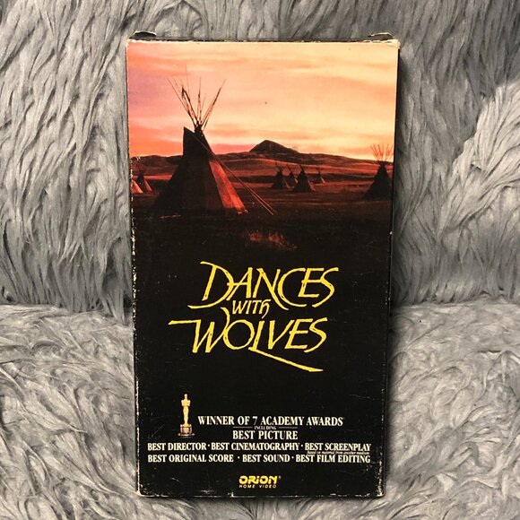 Vintage Dances With Wolves VHS Kevin Costner Orion Home Video - Picture 1 of 4